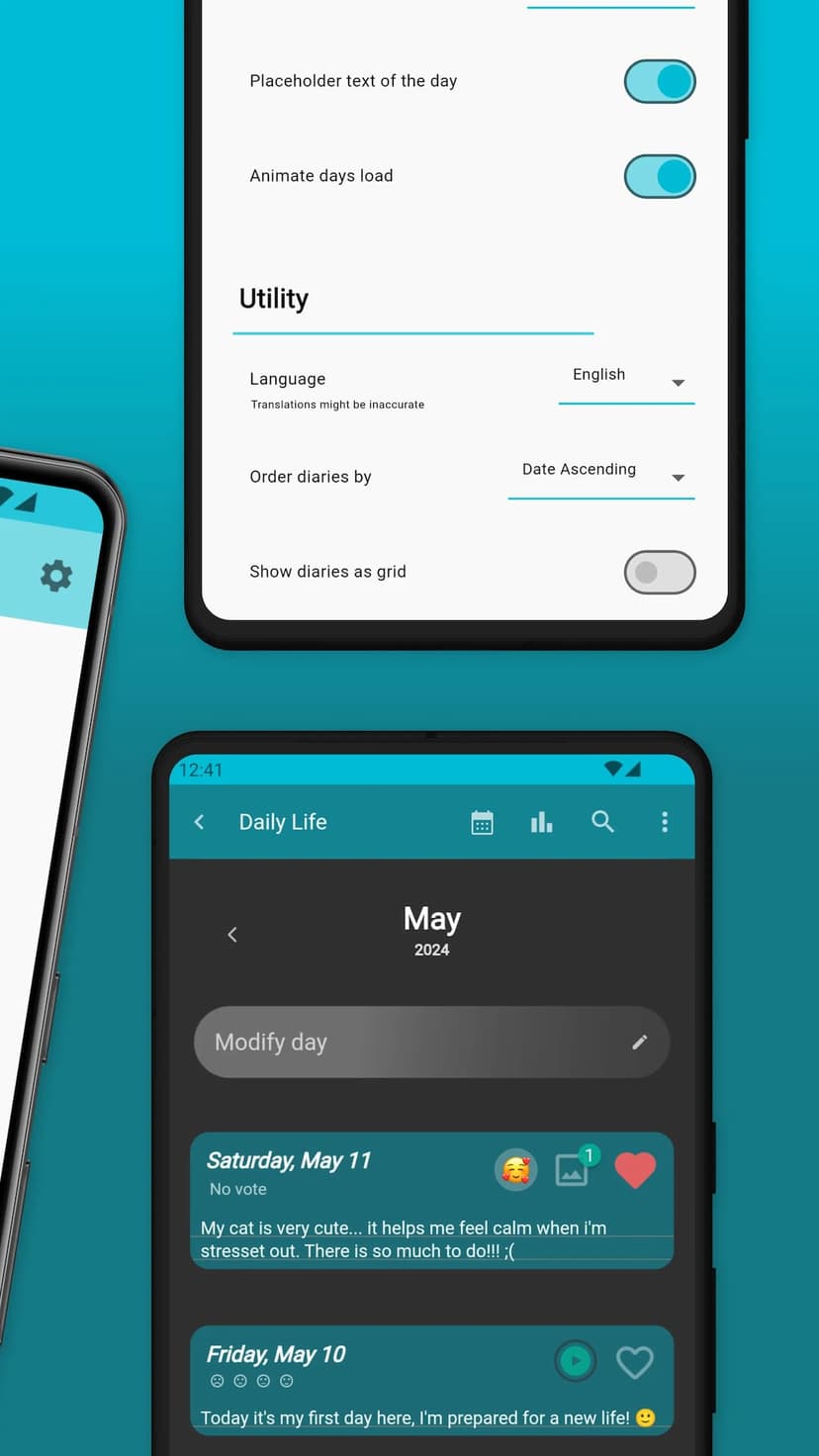 JOURNAL App Screenshot